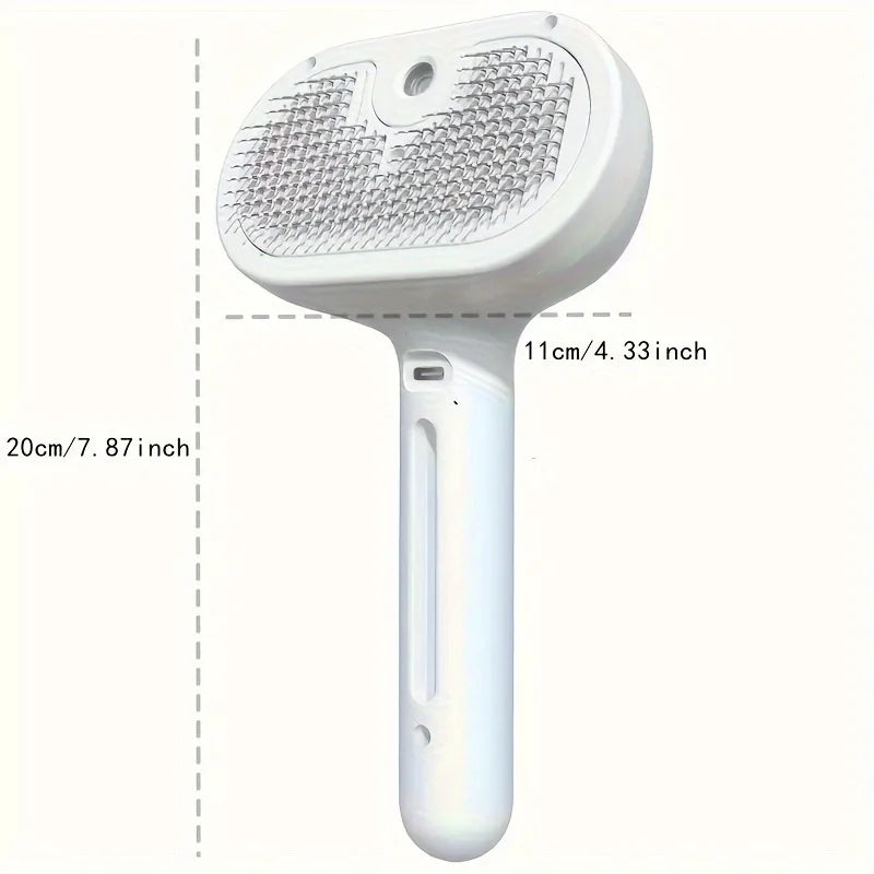 New Pet Spray Cat Comb Dog Hair Removal Comb USB Rechargeable Hair Pulling Knot Comb Pet Grooming Cleaning Tools